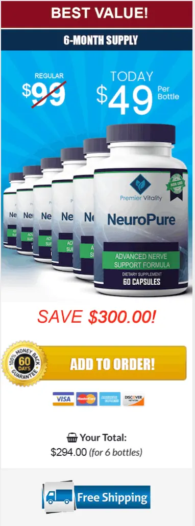 NeuroPure 6 bottle