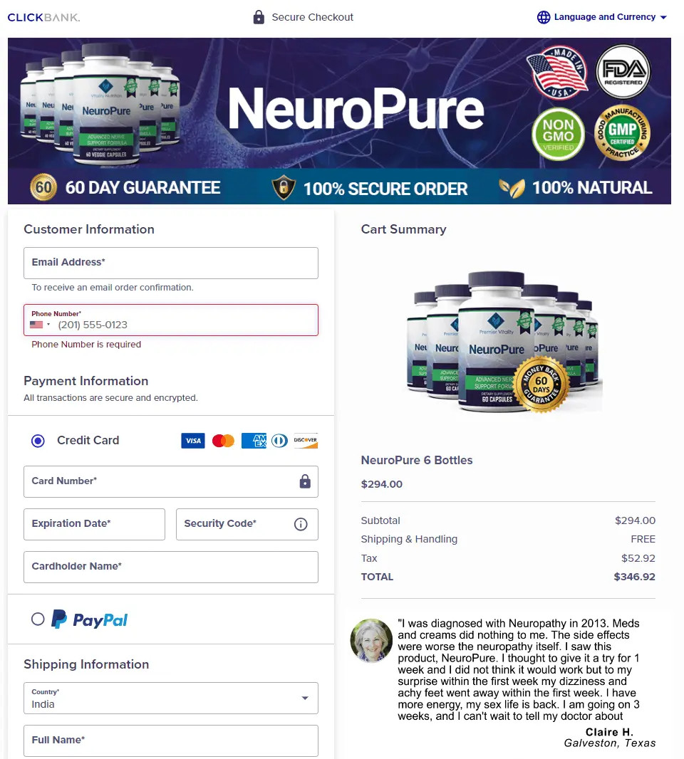 NeuroPure-Secure-Checkout